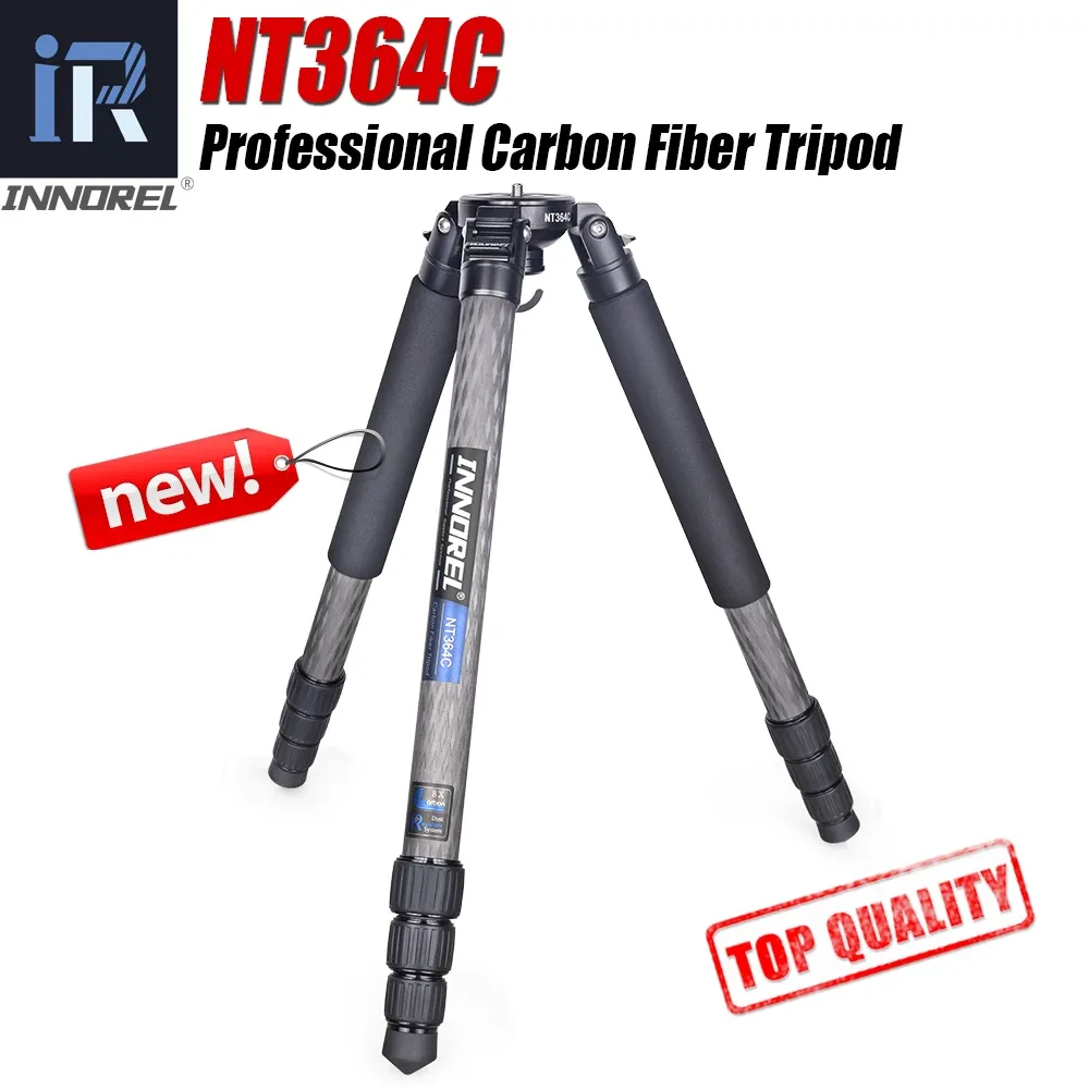 INNOREL NT364C - Trépied professionnel en fibre de carbone avec adaptateur bol 75 mm - Image 1