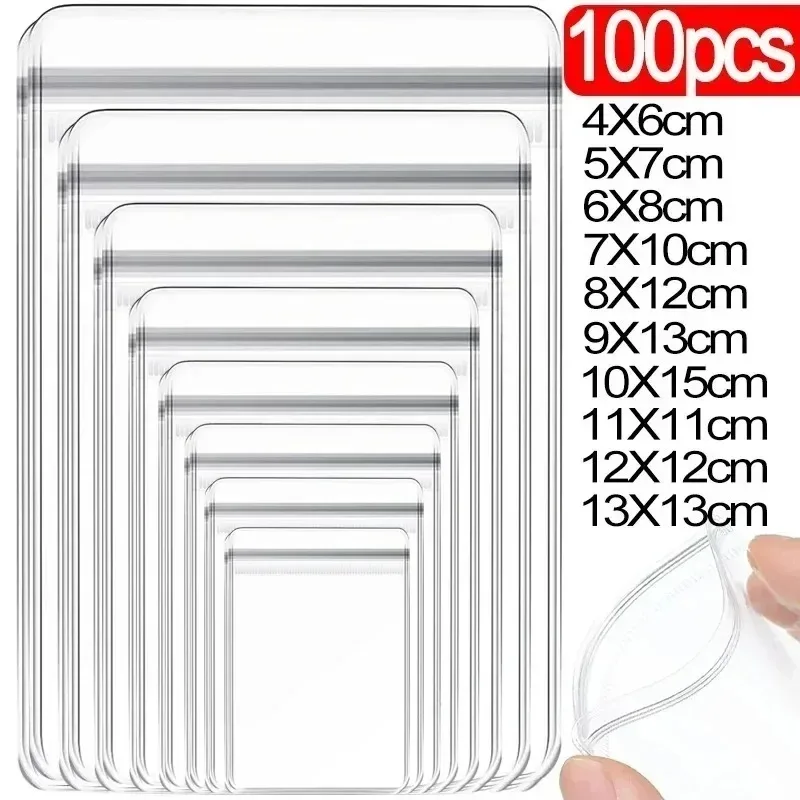 Pochettes de rangement anti-oxydation pour bijoux en PVC transparent - Refermables - Image 2
