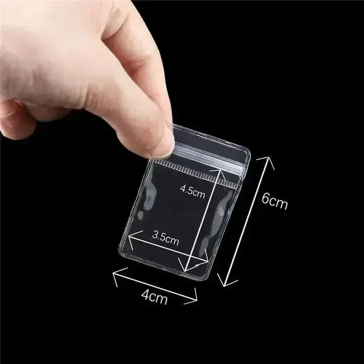 Pochettes de rangement anti-oxydation pour bijoux en PVC transparent - Refermables 15