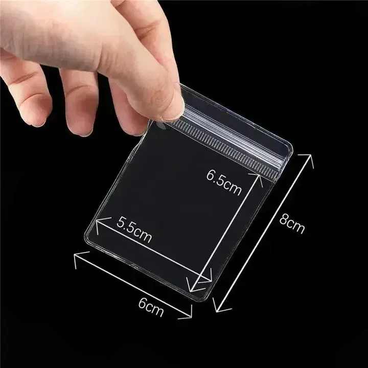 Pochettes de rangement anti-oxydation pour bijoux en PVC transparent - Refermables 9
