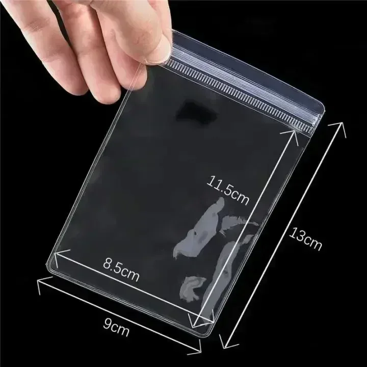 Pochettes de rangement anti-oxydation pour bijoux en PVC transparent - Refermables 14
