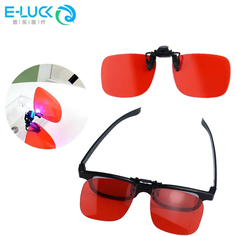 Lunettes de protection dentaire pour polymérisation - Verres oranges - Image 1