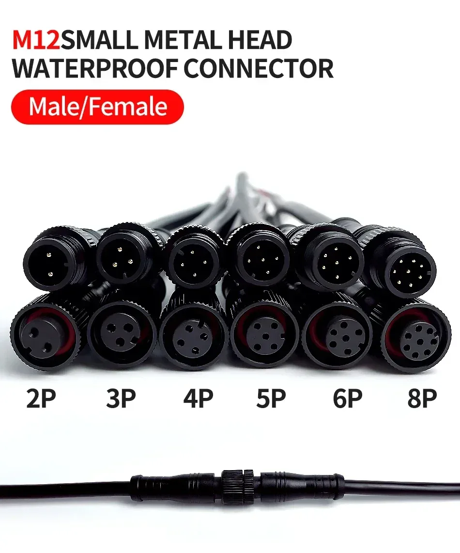 Connecteur M12 de profil