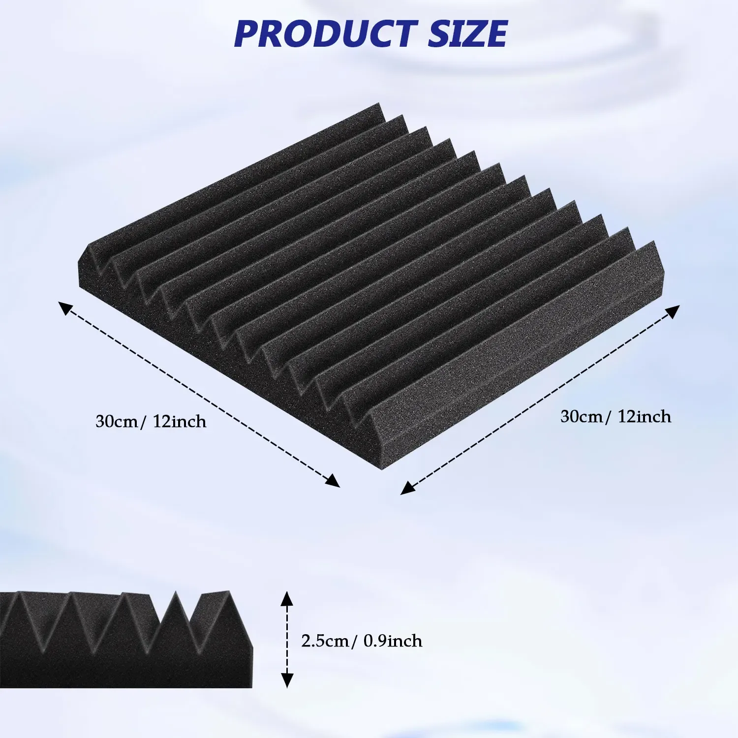 Panneaux de mousse acoustique pour studio de musique - Image 3