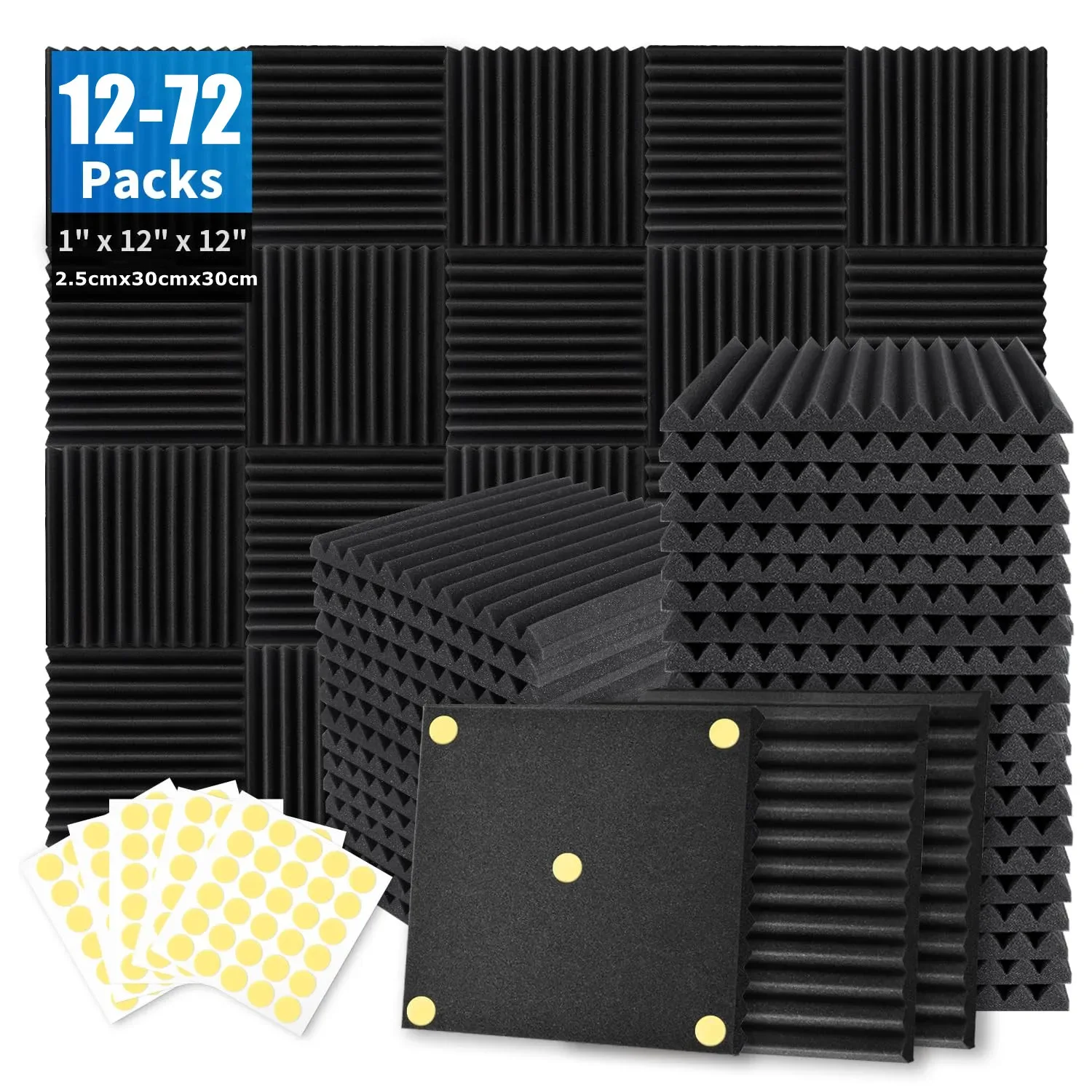 Panneaux de mousse acoustique pour studio de musique - Image 1