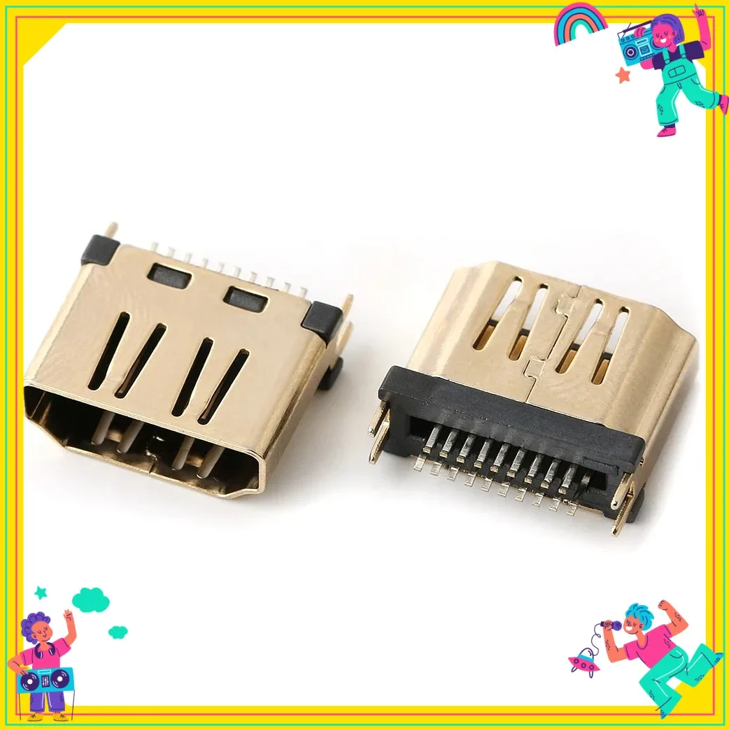 Connecteur HDMI 19 broches vertical SMD pour PCB - Lot de 5 - Image 5