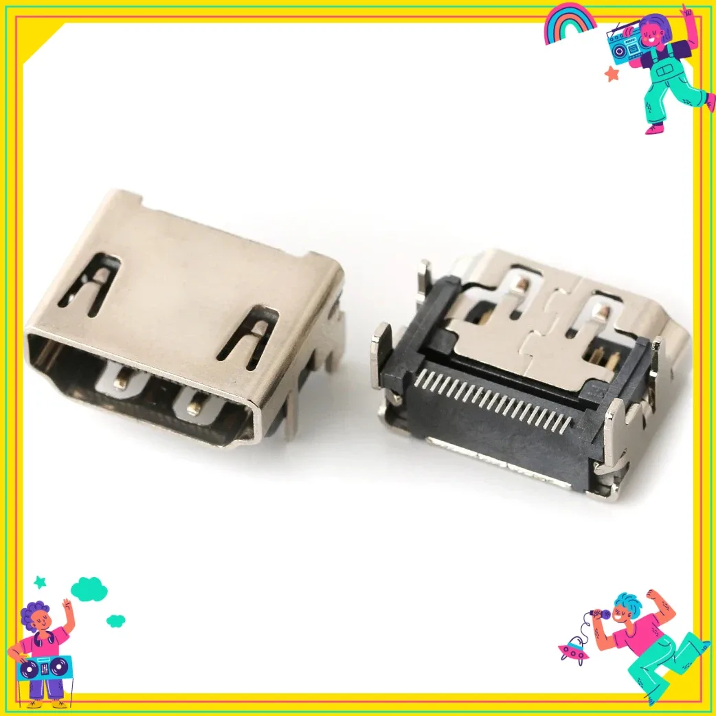 Connecteur HDMI 19 broches vertical SMD pour PCB - Lot de 5 - Image 4