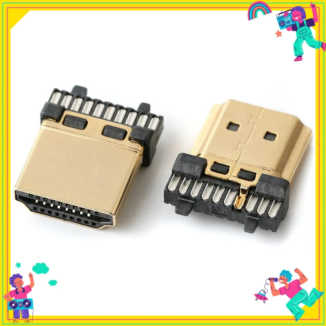 Connecteur HDMI 19 broches vertical SMD pour PCB - Lot de 5 - Image 6