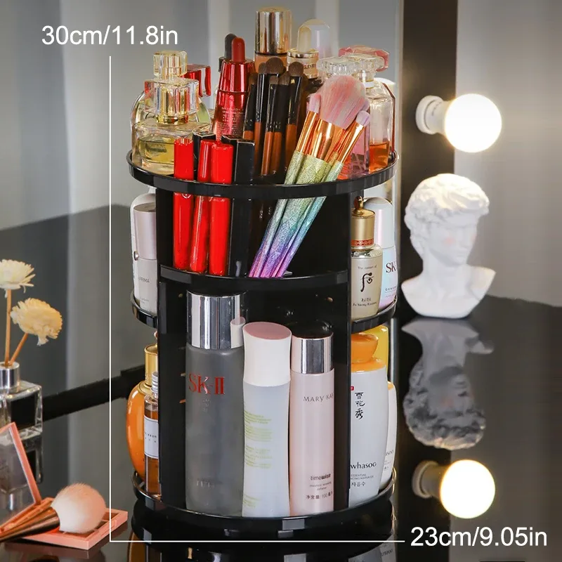 Organisateur de cosmétiques rotatif à 360° avec niveaux réglables - Image 6