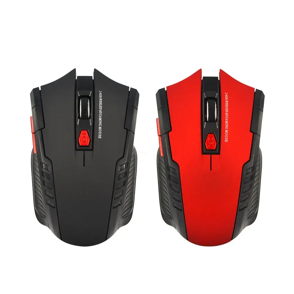 Souris de jeu sans fil 2,4 GHz, 6 boutons, 1600 DPI avec récepteur USB - Image 1