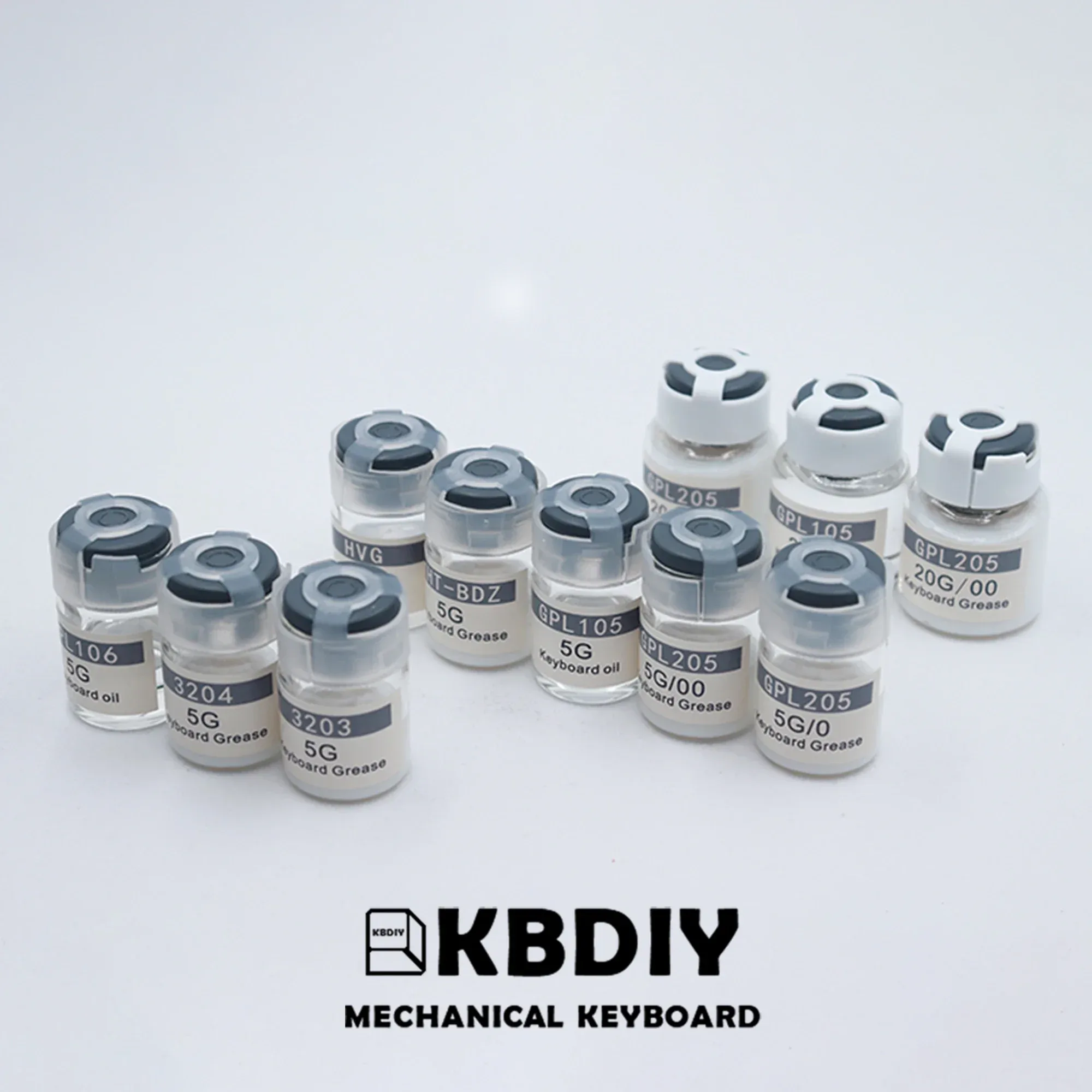 Kit de lubrification KBDiy pour interrupteurs et stabilisateurs de clavier (GPL 205g0, 105, XHT-BDZ) - Image 2
