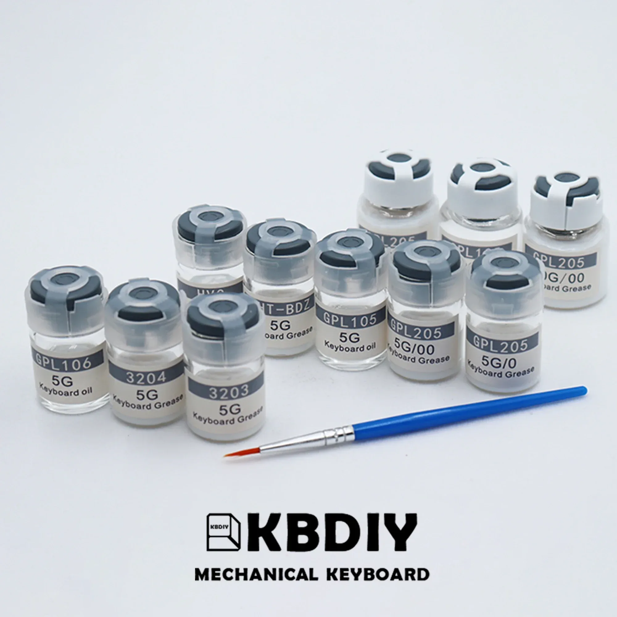 Kit de lubrification KBDiy pour interrupteurs et stabilisateurs de clavier (GPL 205g0, 105, XHT-BDZ) - Image 3