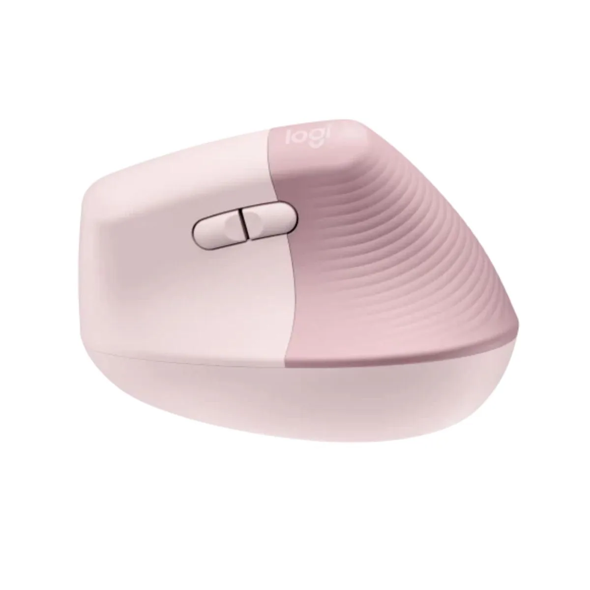 Souris Logitech Lift Rose (Sans fil ergonomique – Droitier – Bluetooth) (910-006478) - Image 2