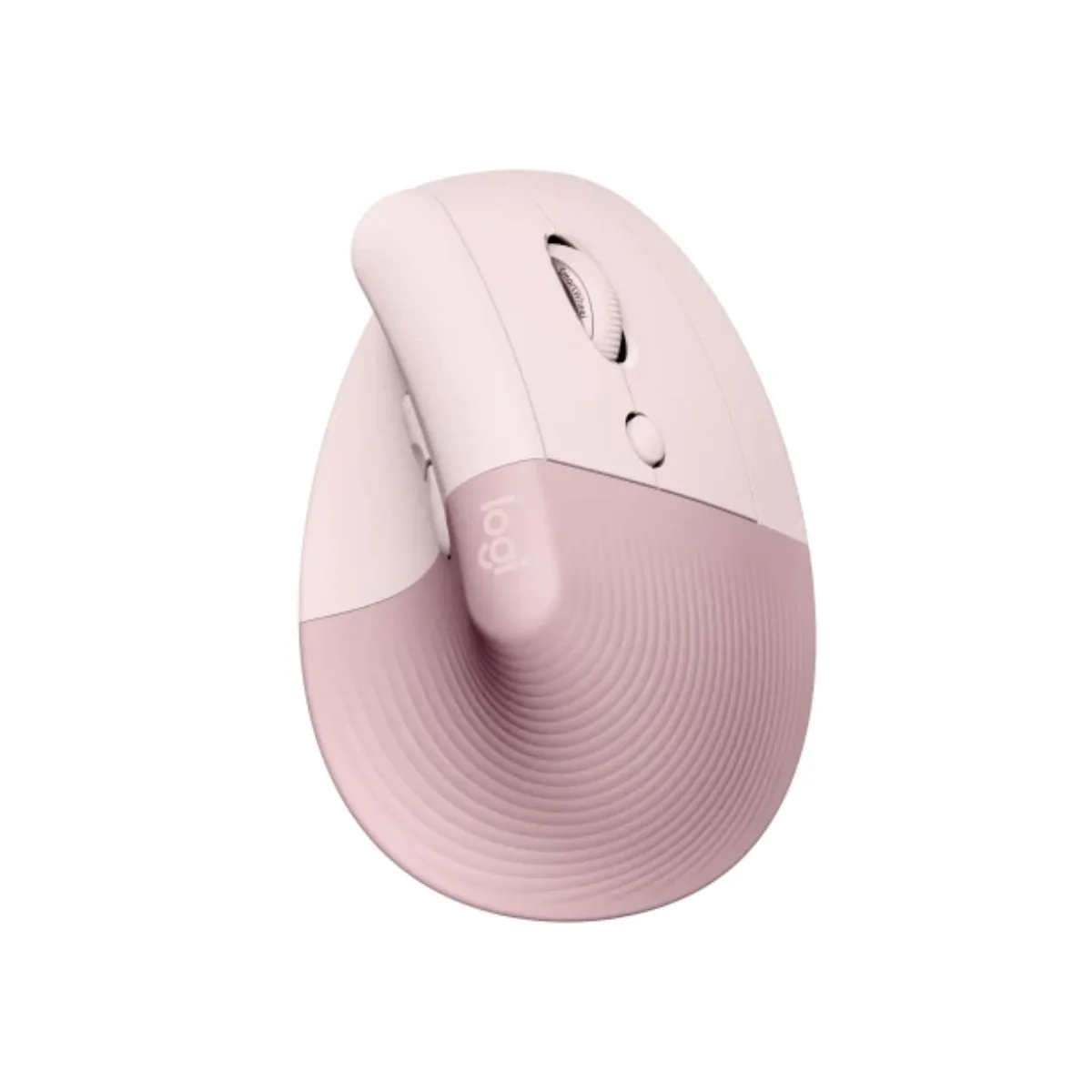 Souris Logitech Lift Rose (Sans fil ergonomique – Droitier – Bluetooth) (910-006478) - Image 1
