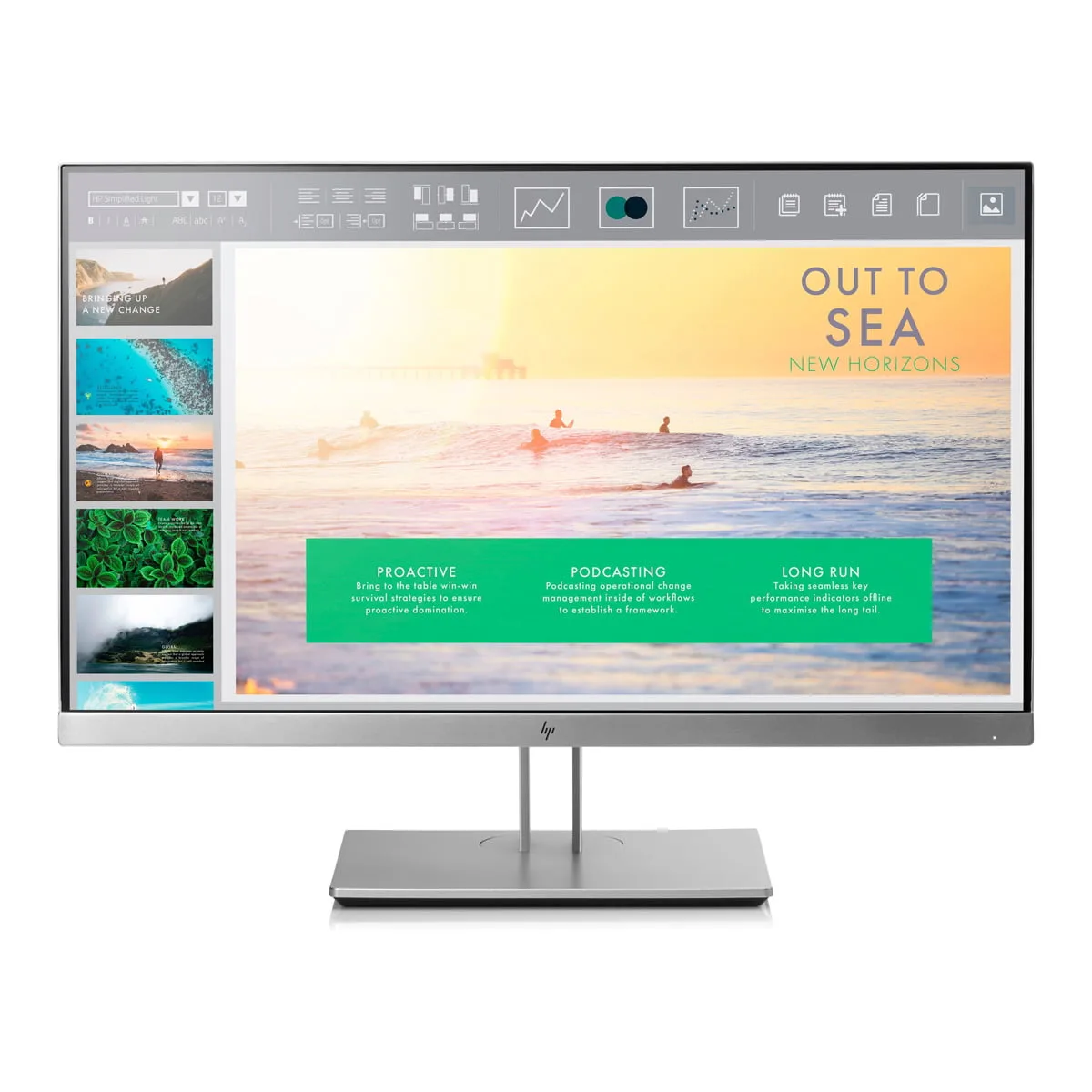 HP EliteDisplay E233 23" Fremlisse Full-HD IPS - Image 1
