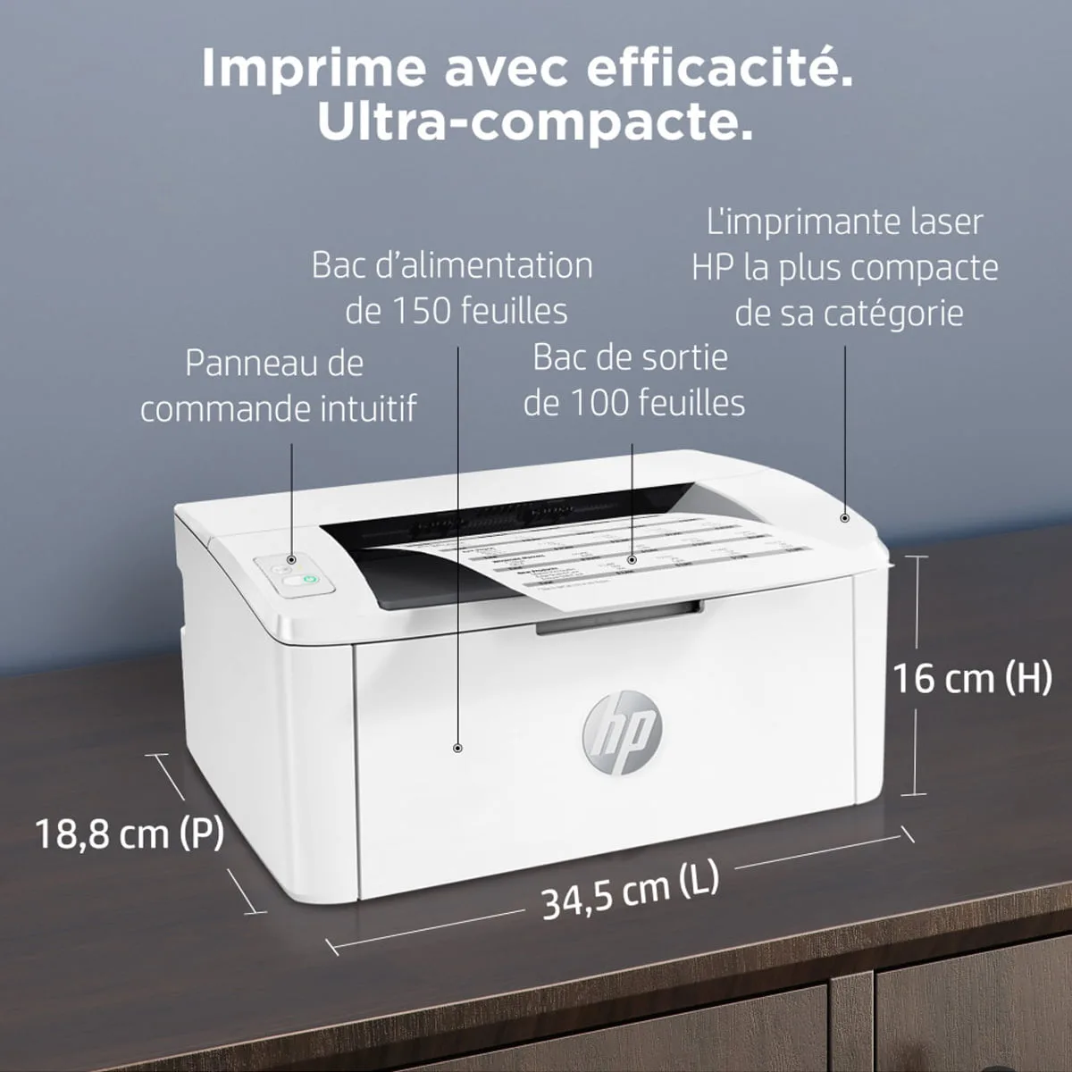 Imprimante laser monochrome HP LaserJet Pro M111w (7MD68A) - Image 4