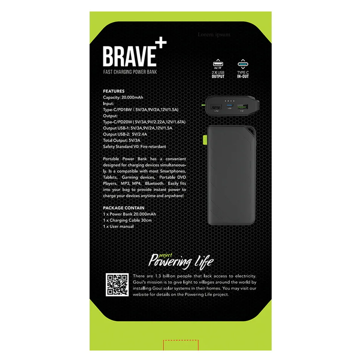 Goui - Brave Plus 20000 mAh PowerBank - Image 3