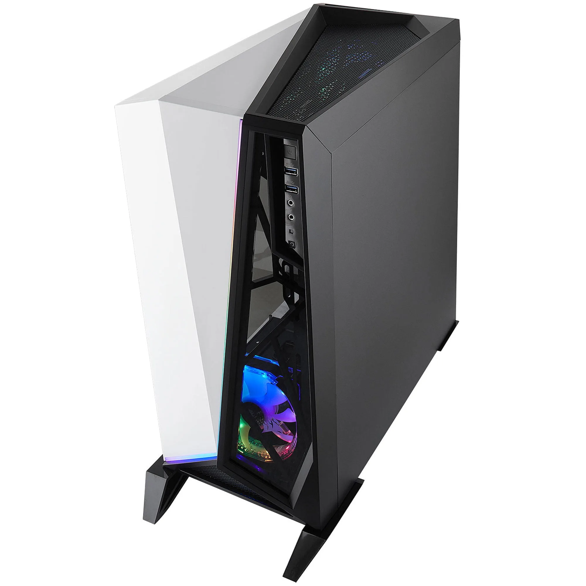 Corsair  Carbide Spec OMega RGB (Blanc-Noir) - Image 2