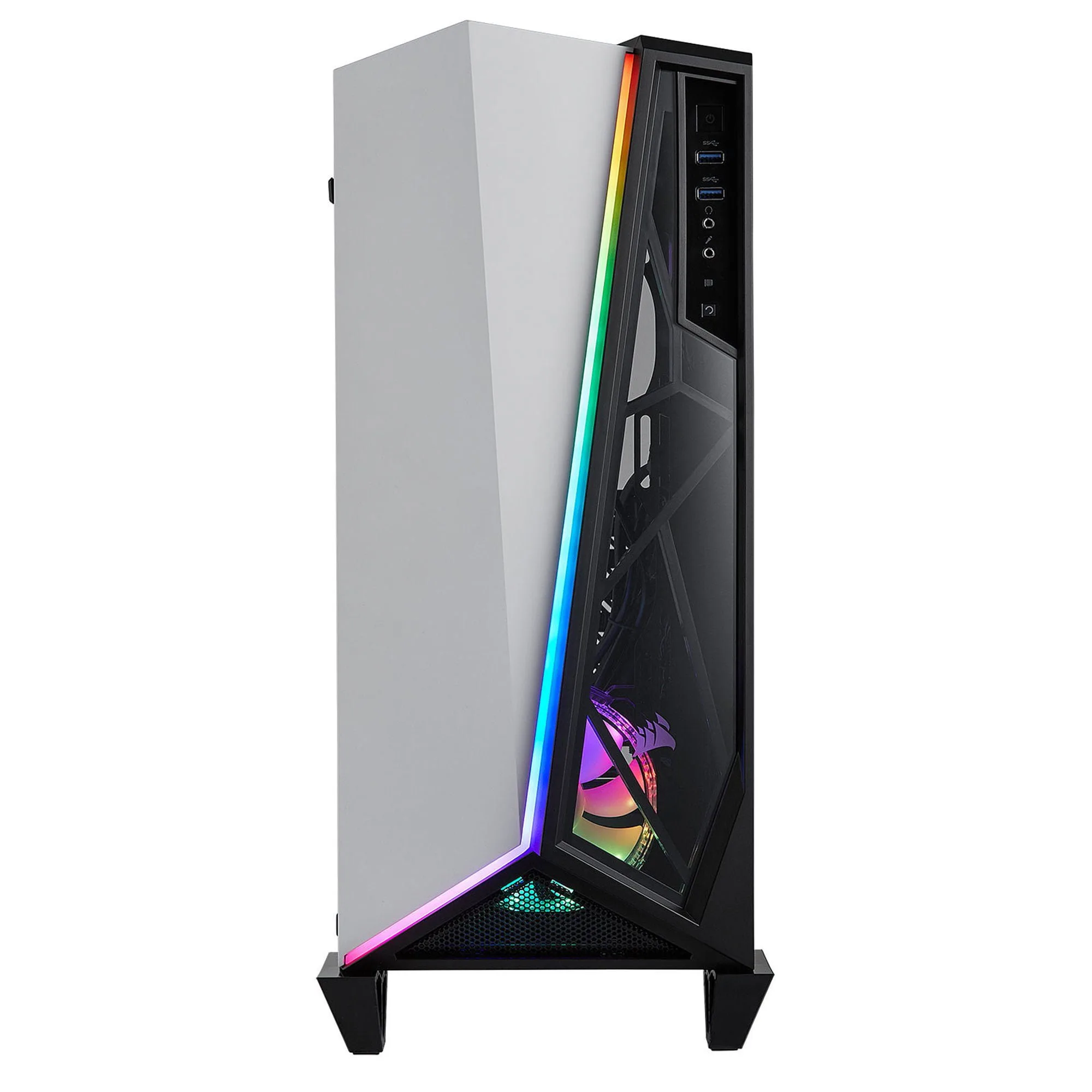 Corsair  Carbide Spec OMega RGB (Blanc-Noir) - Image 3