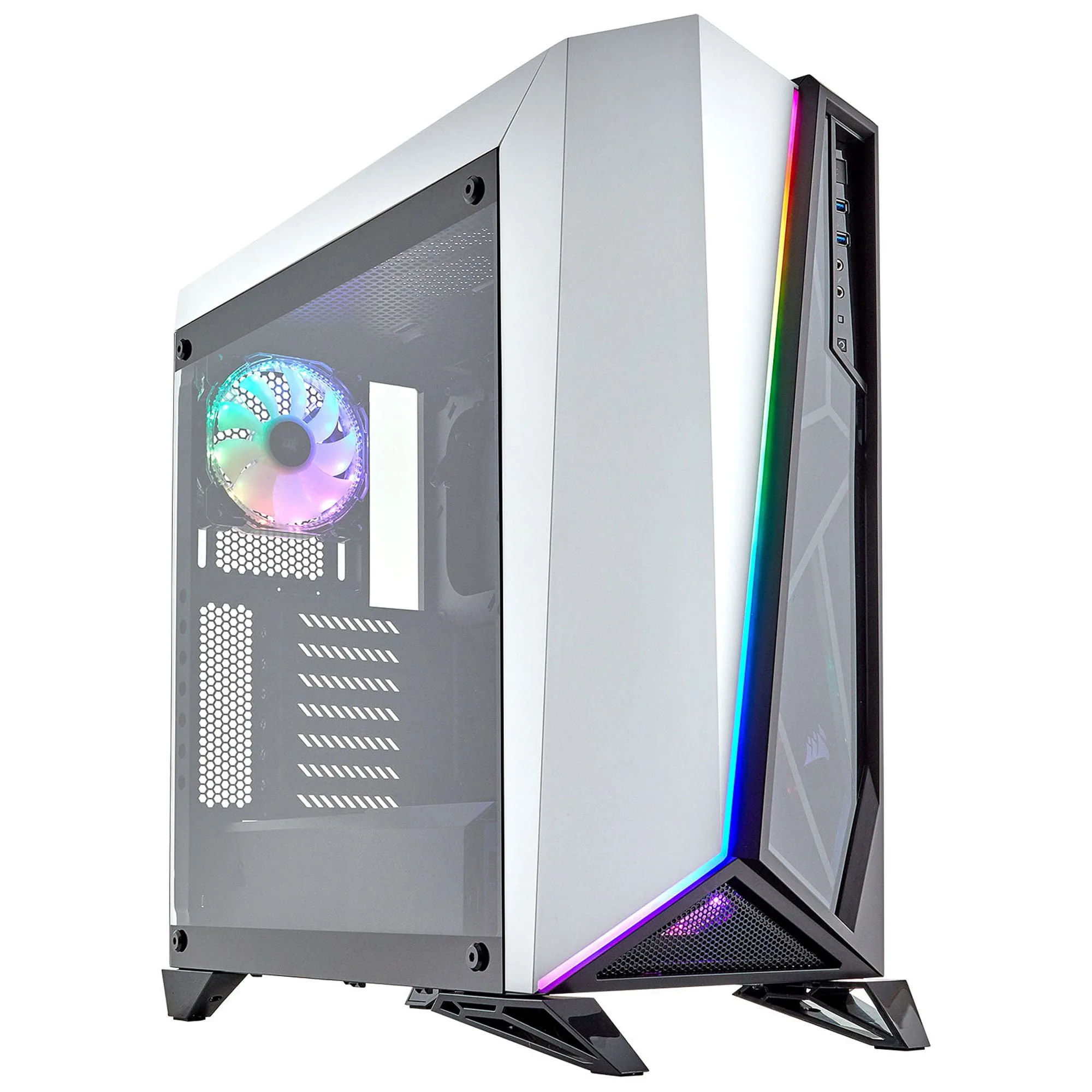 Corsair  Carbide Spec OMega RGB (Blanc-Noir) - Image 1