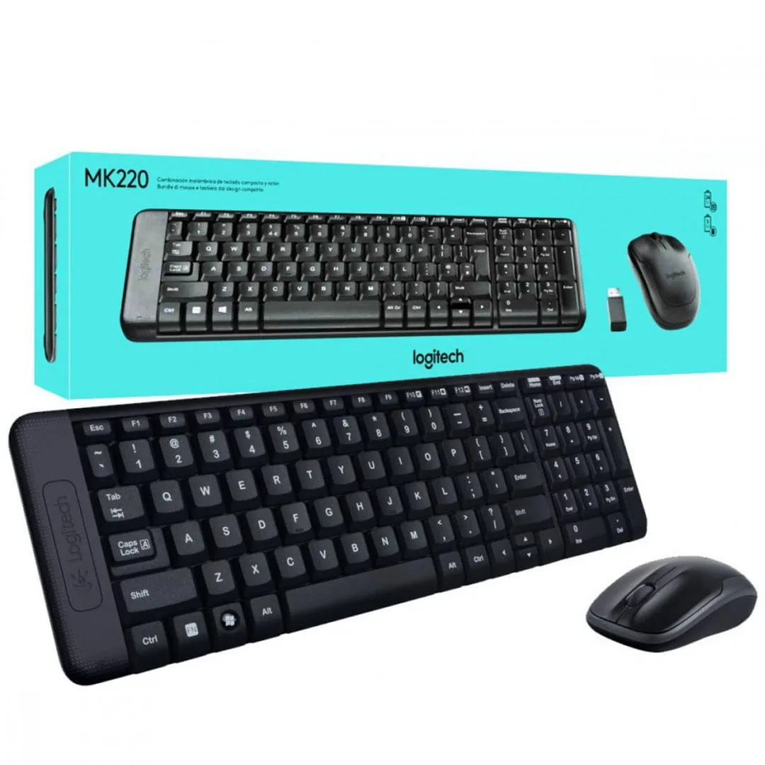 Logitech MK220 Ensemble Clavier-Souri Sans fil - Image 1