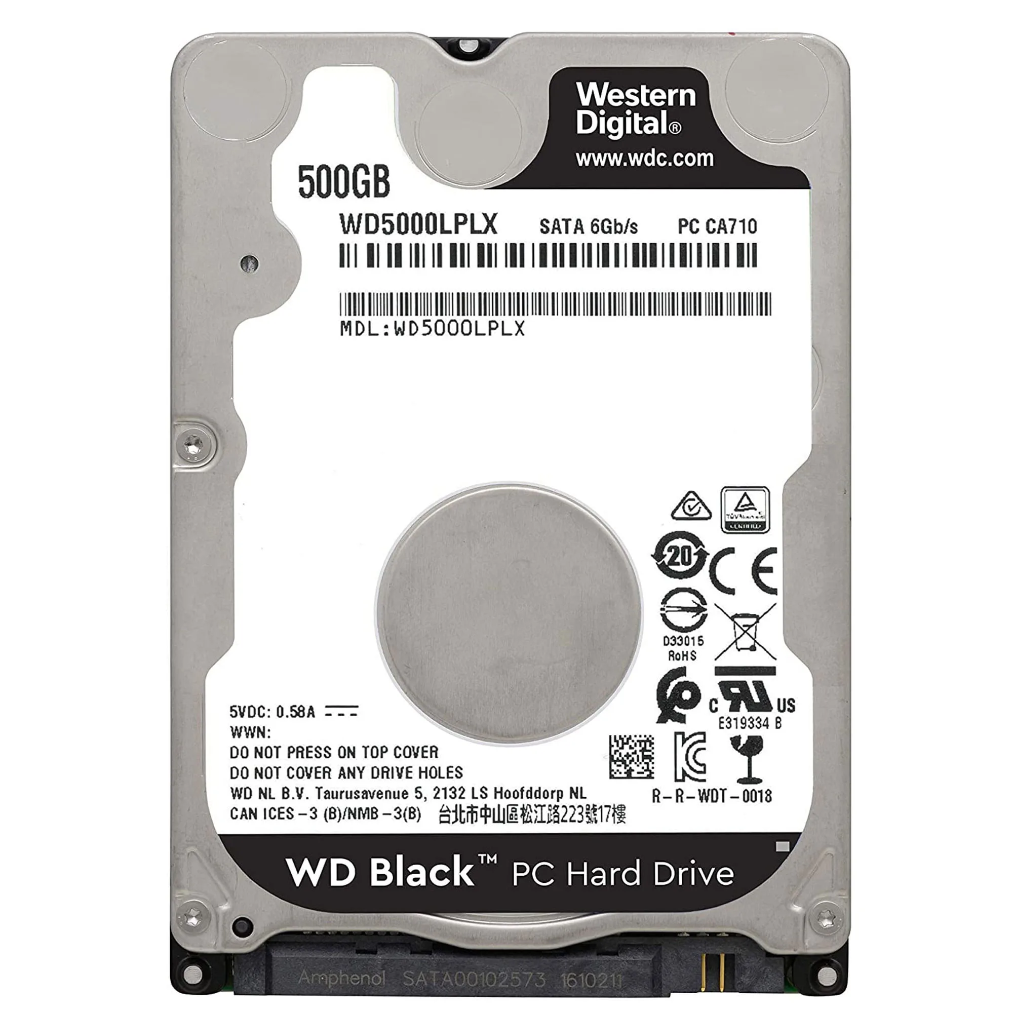 Western Digital Black Mobile 500Go (WD5000LPLX) - Image 1