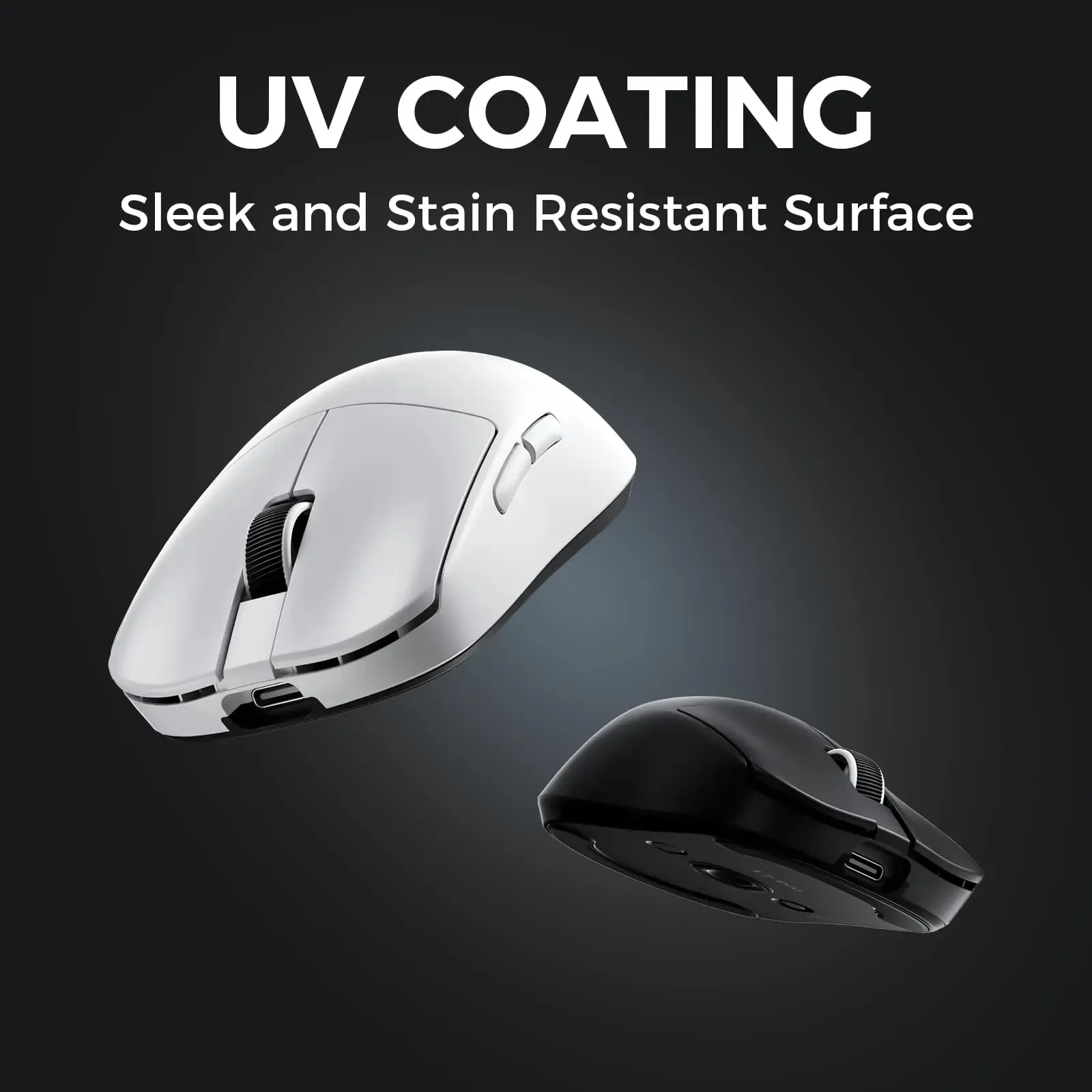MCHOSE L7 Ultra Souris de jeu sans fil PAW3395, capteur 26K, taux de scrutation 8K, 39 g, ultra-légère, tri-mode 2.4 GHz / Bluetooth / filaire 5