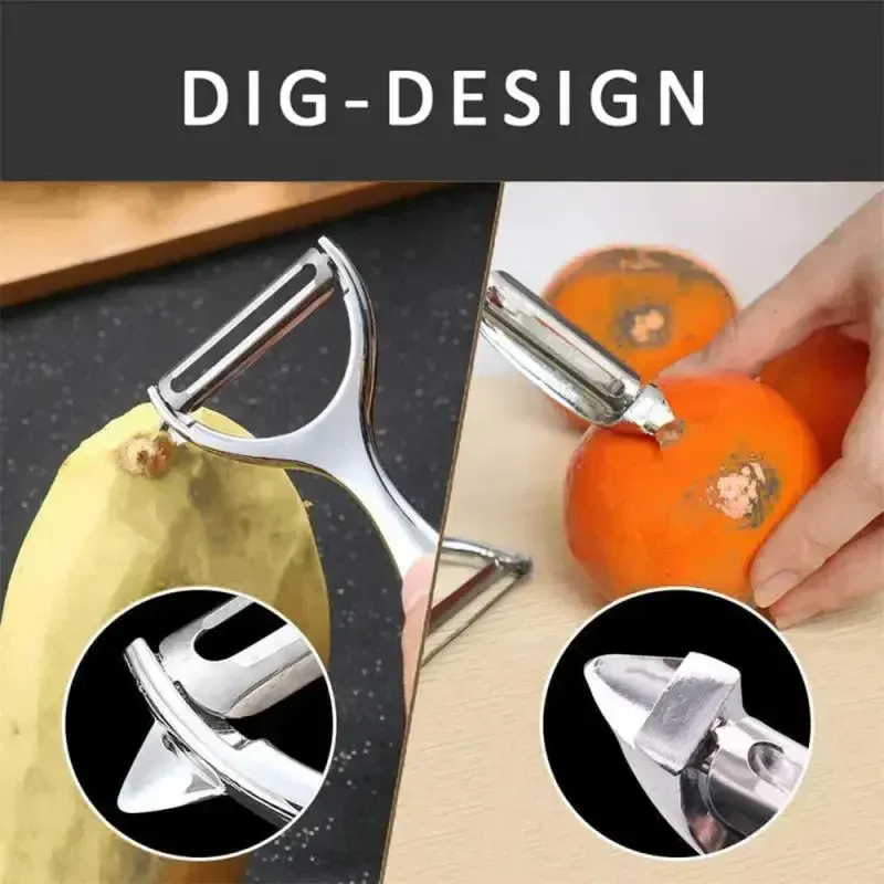 Éplucheur râpe multifonction pour fruits et légumes, accessoires de cuisine 3