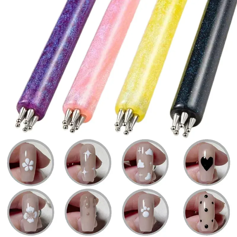 Embouts interchangeables du stylo à points pour nail art