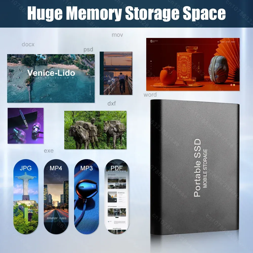 Détail du disque SSD portable
