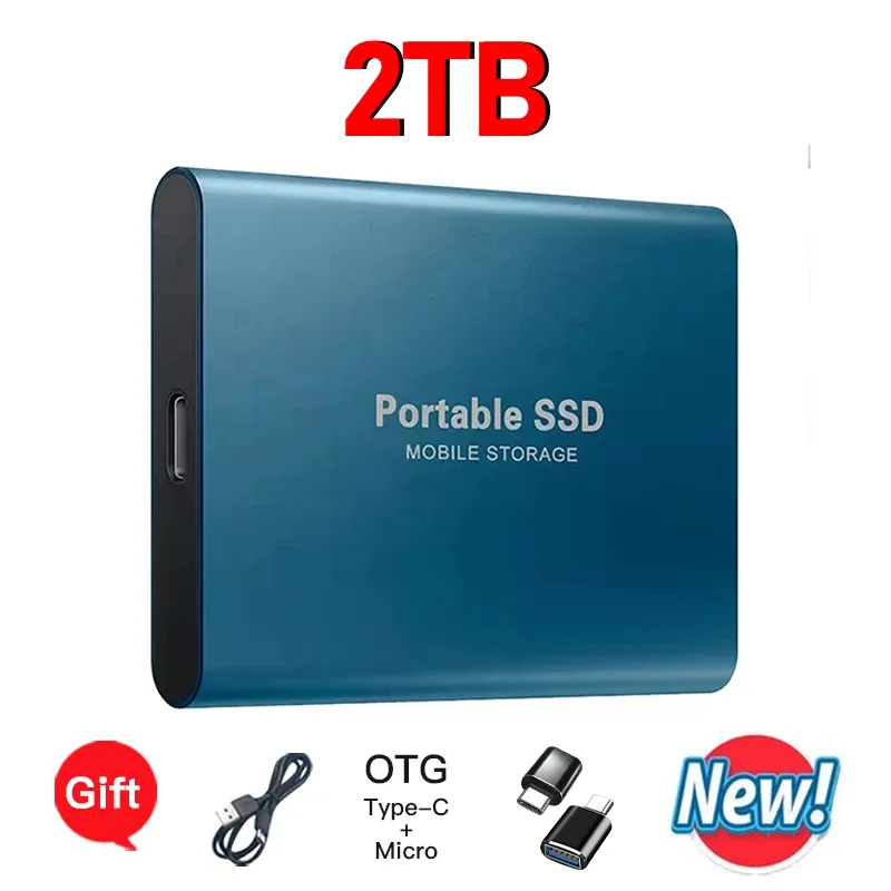 Disque SSD portable USB 3.2 Type-C pour ordinateur portable, PC et Mac 16