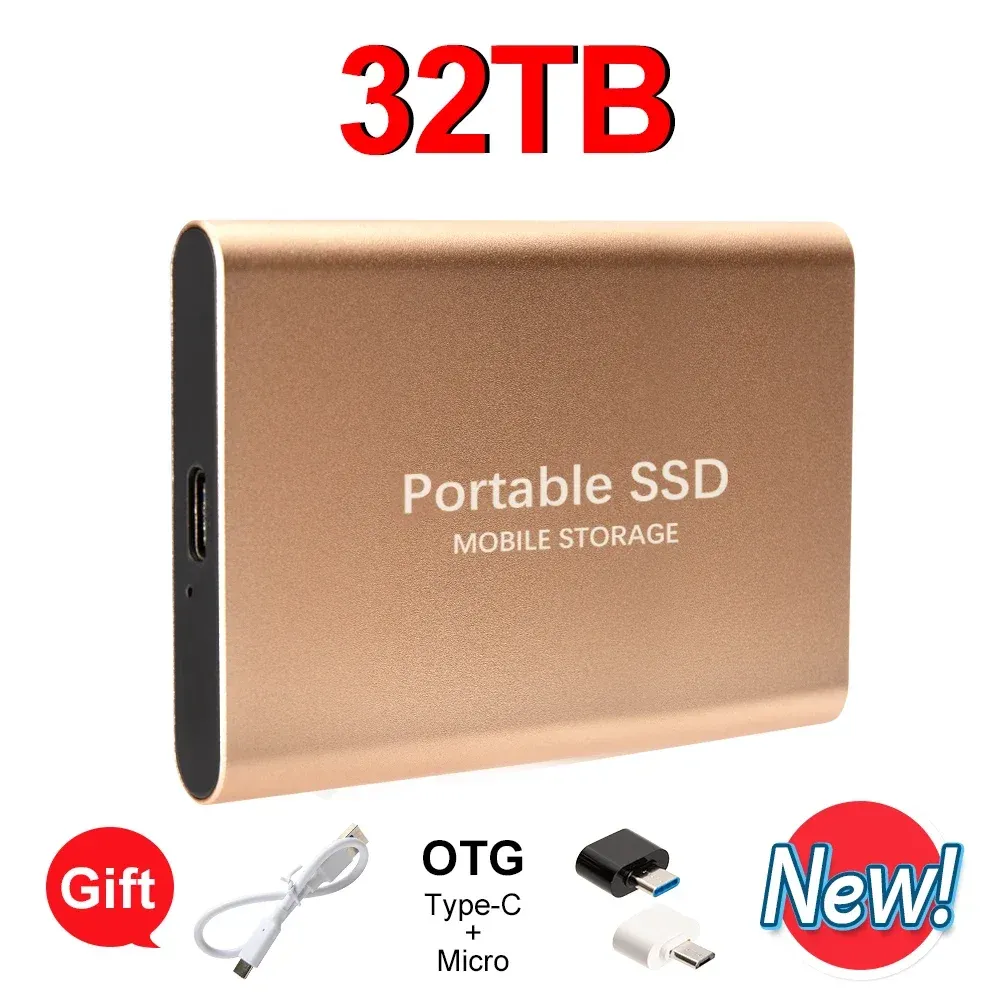 Disque SSD portable USB 3.2 Type-C pour ordinateur portable, PC et Mac 13