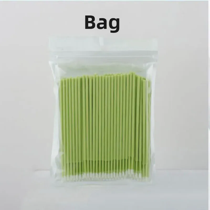 Brosses de nettoyage de cils, lot de 100, micro-cotons-tiges, brosses de maquillage à usage unique pour un nettoyage précis, outils de nettoyage beauté 9