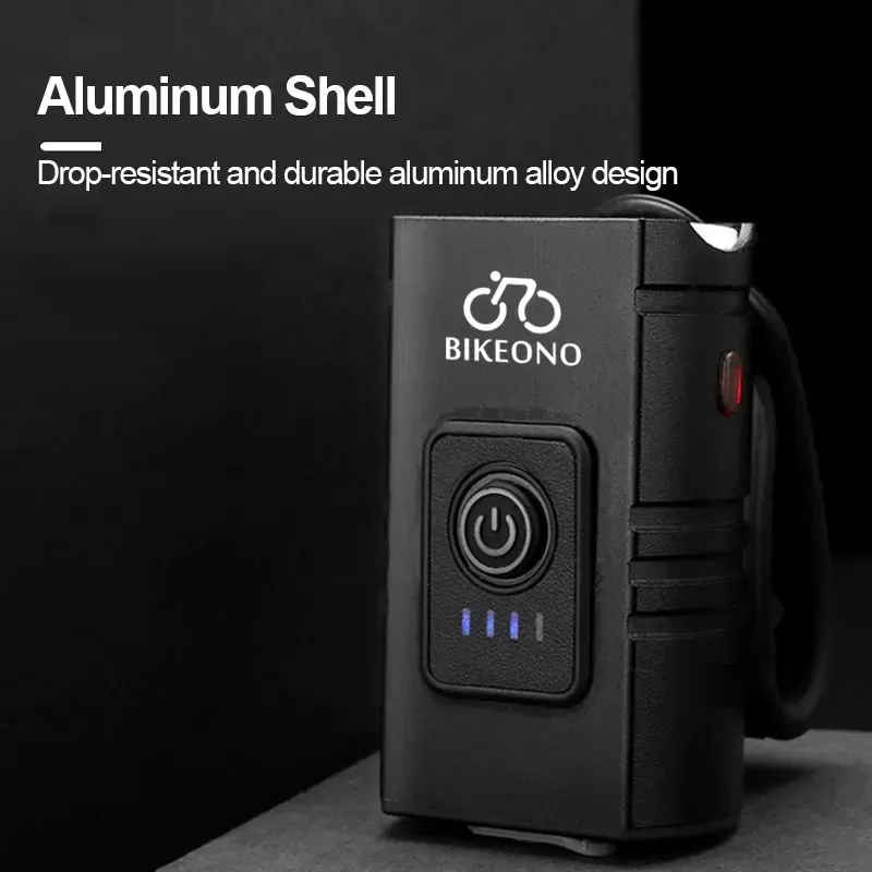 Lampe avant de vélo USB rechargeable, éclairage LED pour VTT 3