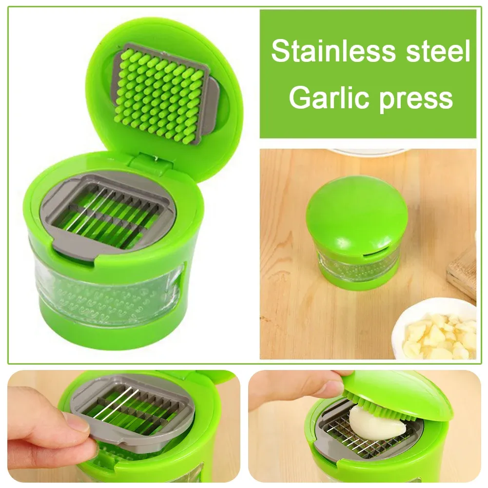Hachoir manuel en acier inoxydable, mini presse-légumes, accessoires de cuisine 4