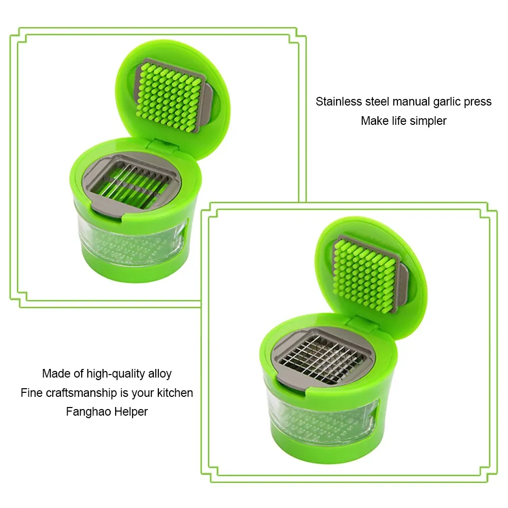 Hachoir manuel en acier inoxydable, mini presse-légumes, accessoires de cuisine 6