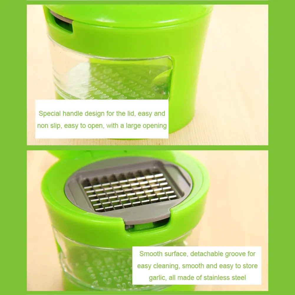 Hachoir manuel en acier inoxydable, mini presse-légumes, accessoires de cuisine 5