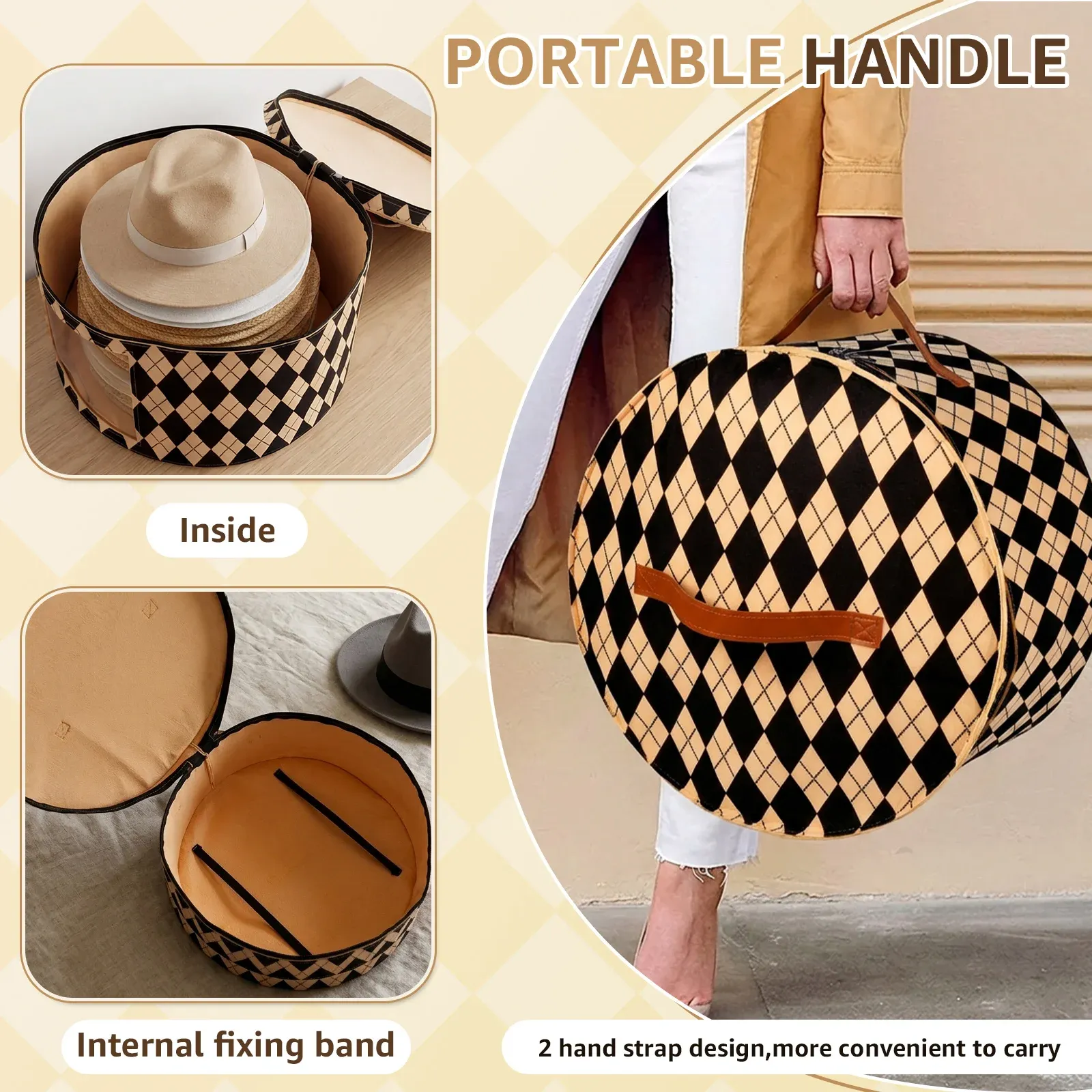 Boîte de rangement pour chapeaux, vue finale