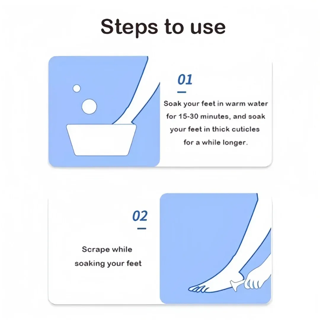 Râpe à pieds en situation de voyage