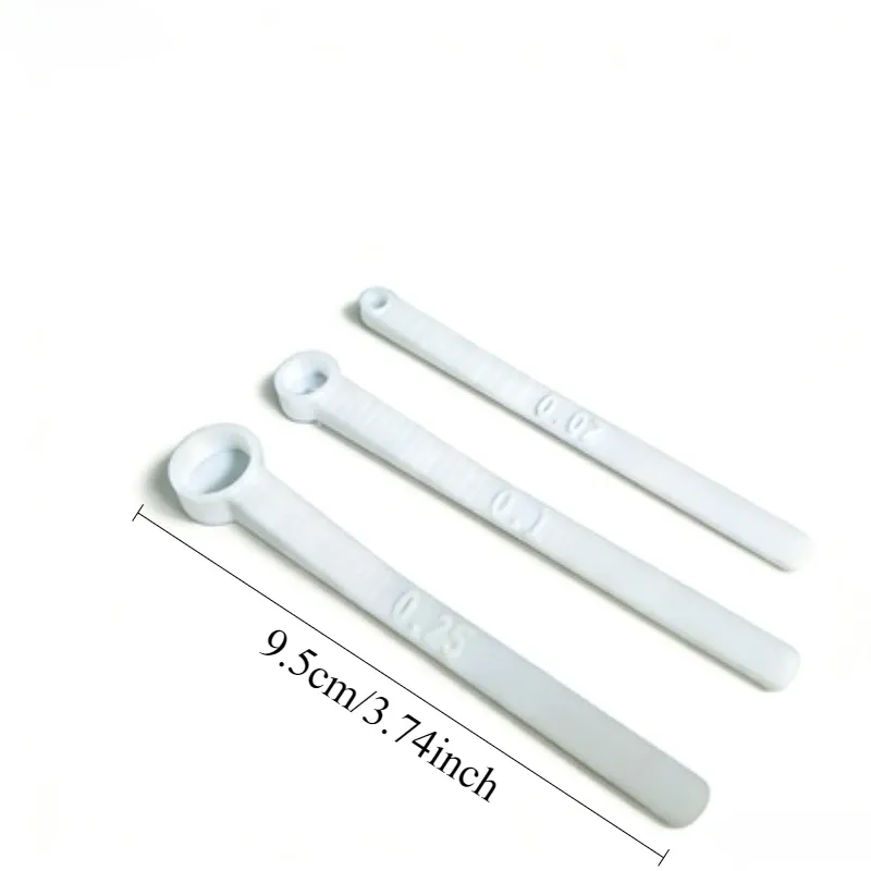 Cuillères doseuses de précision pour poissons d'aquarium (0,02 g / 0,1 g / 0,25 g) - Lot de 3 4