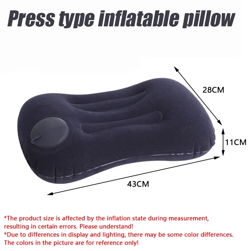 Oreiller gonflable de camping, détails de conception