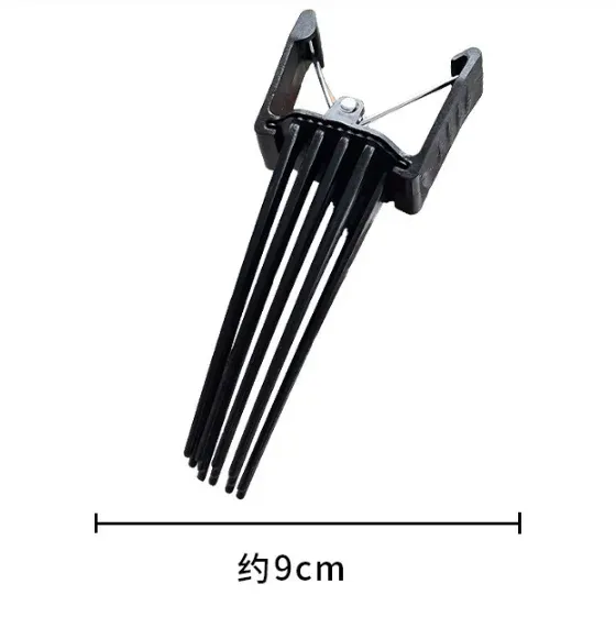 Ensemble d'outils de coiffure pour boucles pour hommes et femmes : peigne texturant, pince souple, bouclage naturel et accessoires de barbier sans trace 8