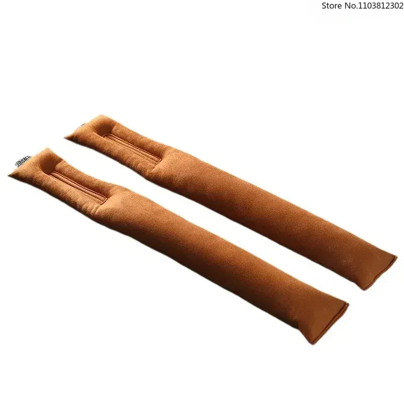Comblant d'espace en daim pour siège auto, coussin de rembourrage universel pour interstice entre siège et console 6