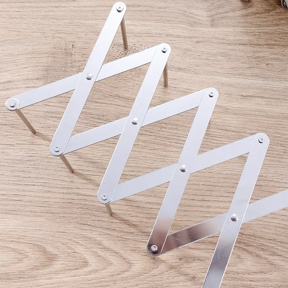 Support de couvercle de casserole pliable et compact
