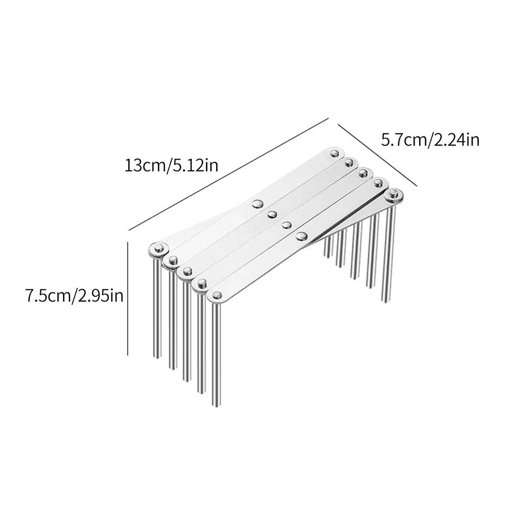 Support de couvercle de casserole rétractable et pliable en acier inoxydable, organisateur de couvercles pour cuisine 7