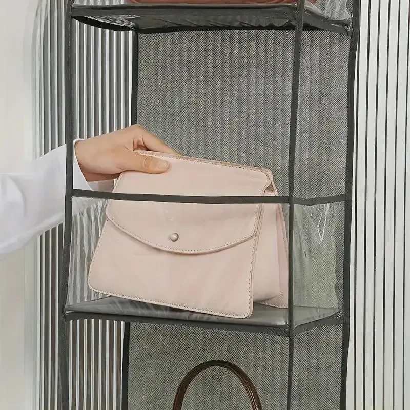 Organisateur suspendu à 4/6 niveaux pour porte, idéal pour vêtements et accessoires 6