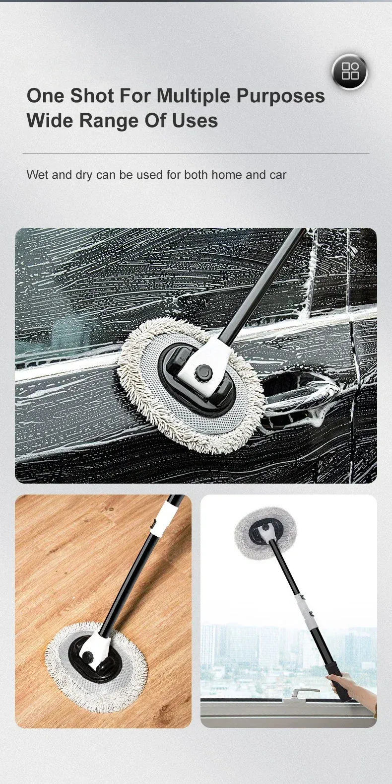 Brosse de lavage de voiture, vue détaillée 17