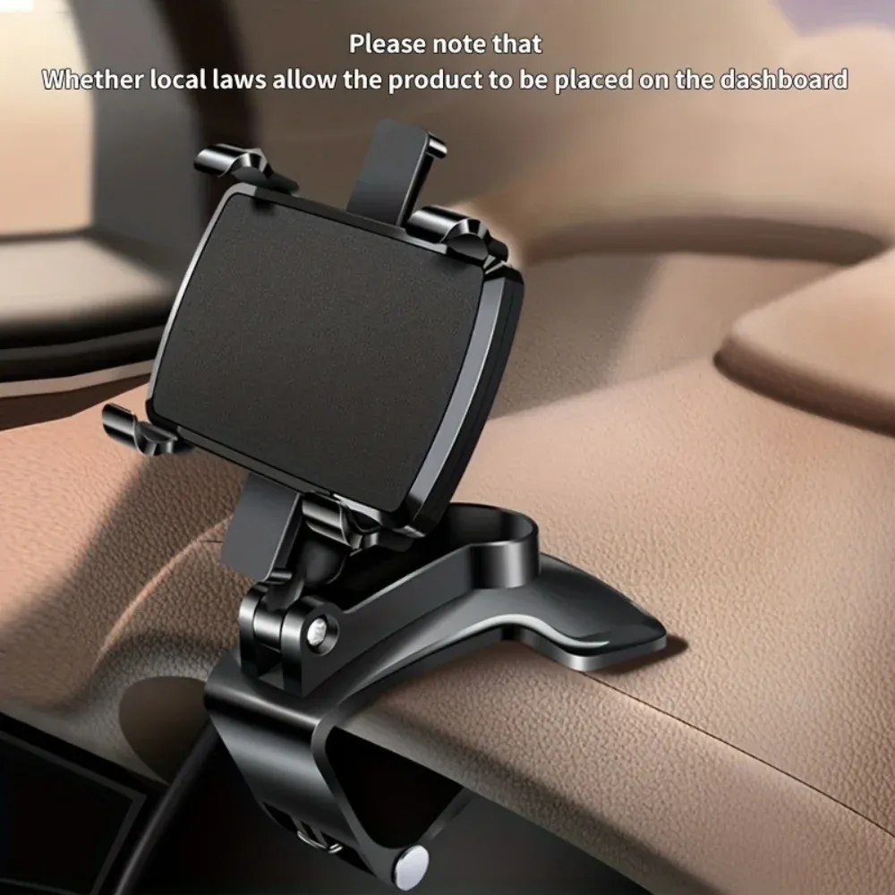 Support de téléphone pour voiture, vue latérale