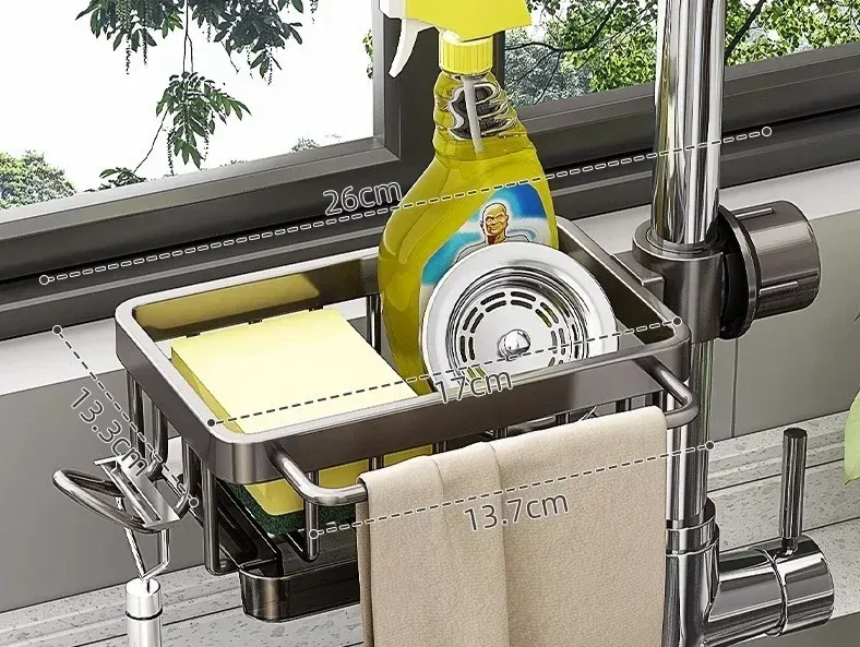 Organisateur d'évier utilisé dans la salle de bain
