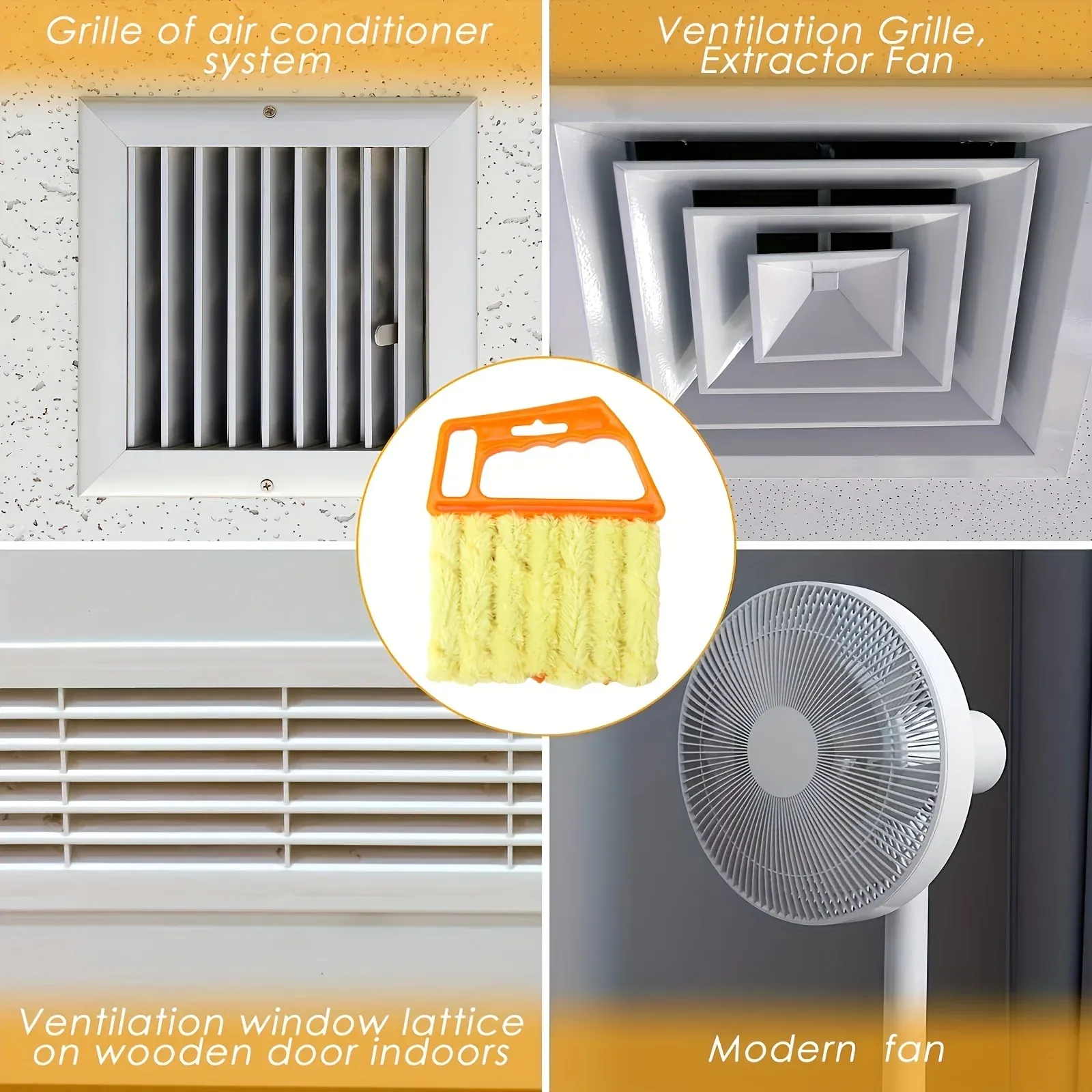Brosse de nettoyage pour stores, lavable et détachable 4
